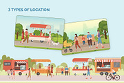 Street Food Festival Illustration, an Object Graphic by 35lab (Thumbnail 7 of 9)