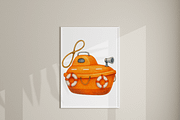19 Transport Clipart, a Decorative Illustration by Pati Charm Studio (Thumbnail 8 of 8)