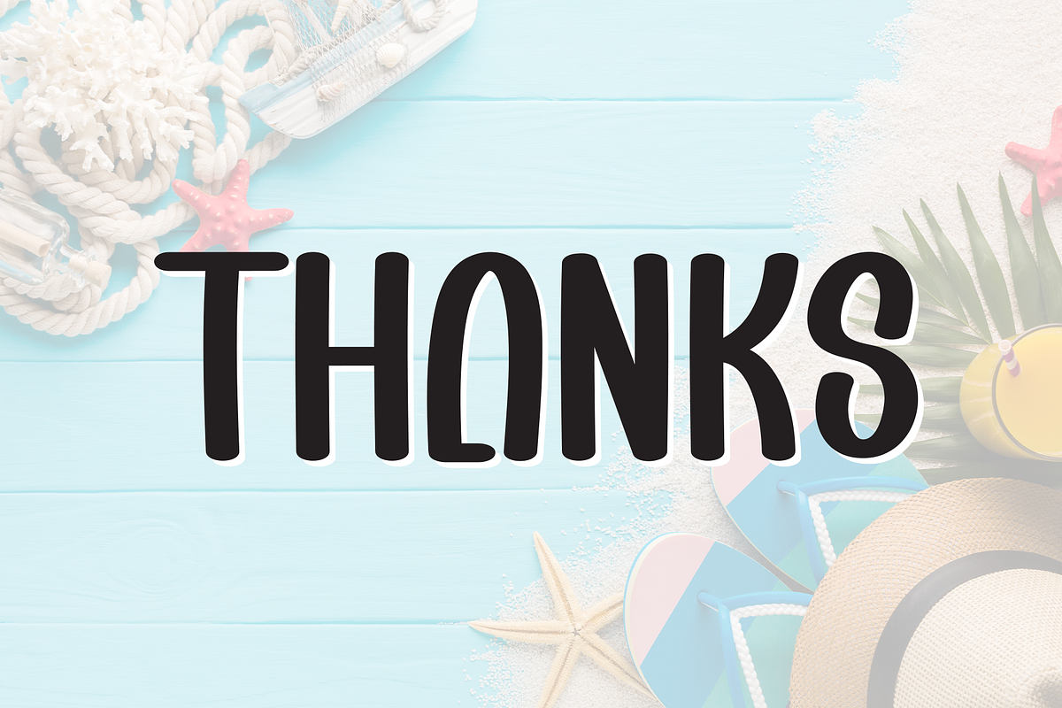 Summer Holiday | Script Font, a Script Font by Scratchones (Photo 8 of 8)