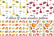 Wine and winery products watercolor, a Food Illustration by Vikeriya (Thumbnail 8 of 8)
