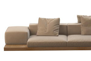 Dock Sofa by B&B Italia, a Furniture 3D Model by NOMODOL
