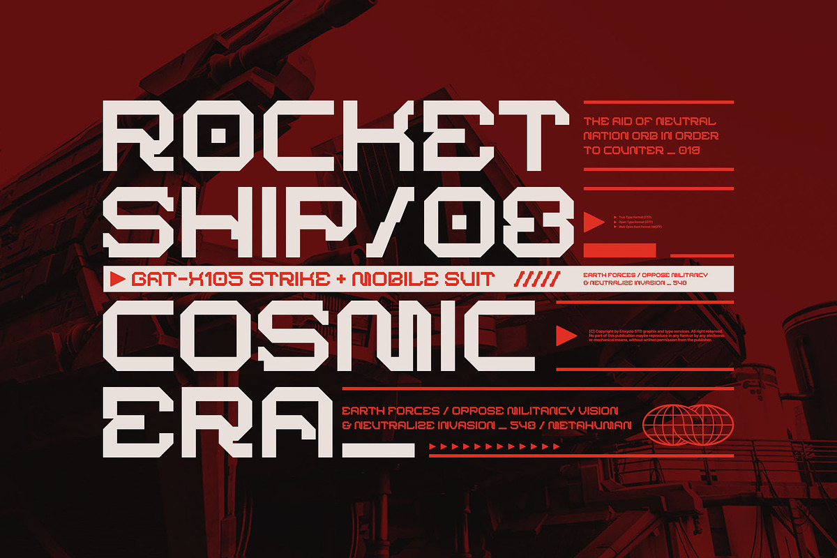 BARKMO-36 - Futuristic CyberpunkFont, a Sans Serif Font by Enxyclo Studio (Photo 10 of 10)