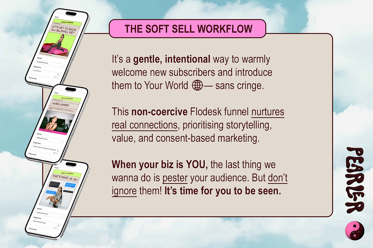 Flodesk Lead Gen 5x Email Templates, an Email Template by PEARLER (Photo 5 of 9)