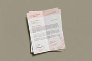 Letterhead mockup, a Books & Magazine Mockup by UFR_GRAPHIC (Thumbnail 1 of 4)