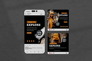 High Quality Instagram Post Mockup, an Advertising Mockup by Alhaytar (Thumbnail 2 of 4)