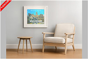 Nursery Wall Frame Mockup, a Product Mockup by Bruno's Shop (Thumbnail 1 of 3)