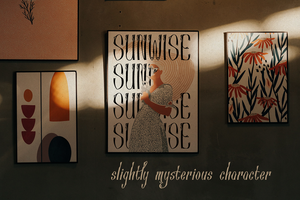 Nomgrave - Vintage Hancrafted Font, a Blackletter Font by madeDeduk (Photo 2 of 8)