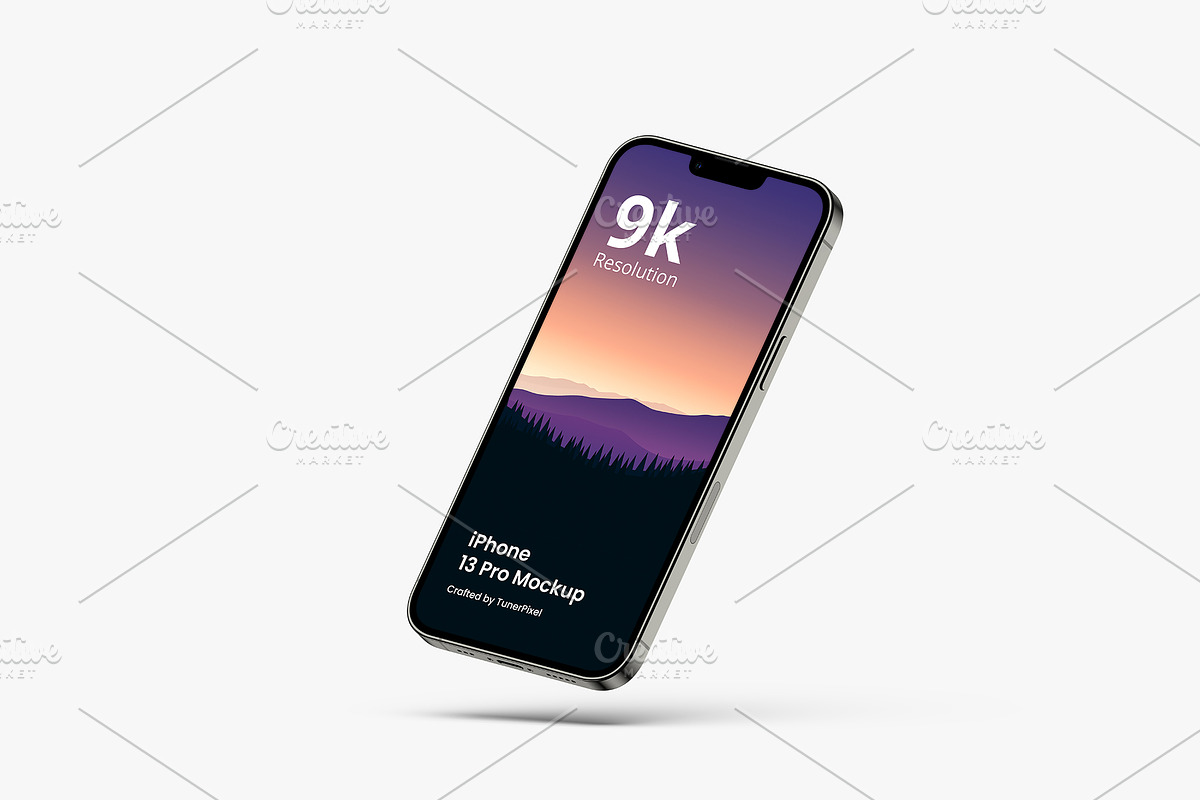 iPhone 13 Pro Mockup, an iPhone Mockup by Mockupia (Photo 5 of 27)