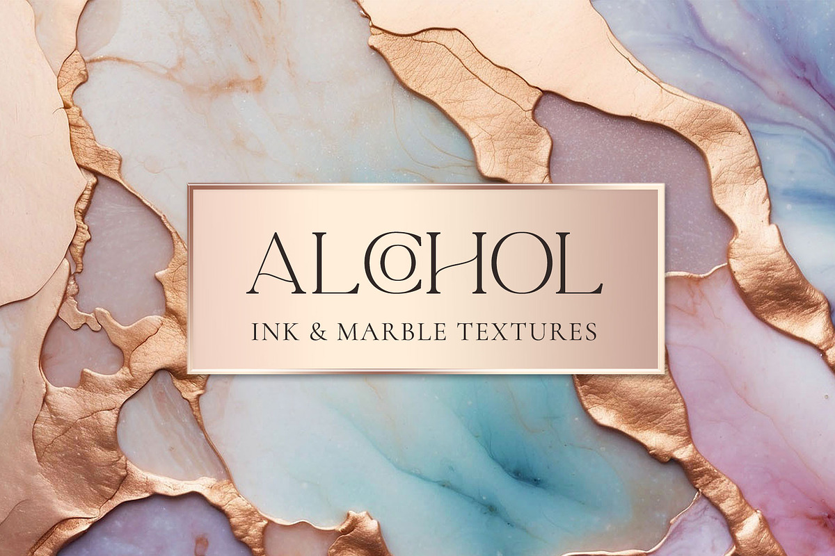 Rose Gold Marble Alcohol Ink Texture, a Texture Graphic by by creative paper (Photo 4 of 11)