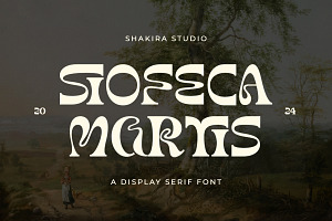 Siofeca Martis - Display Serif Font