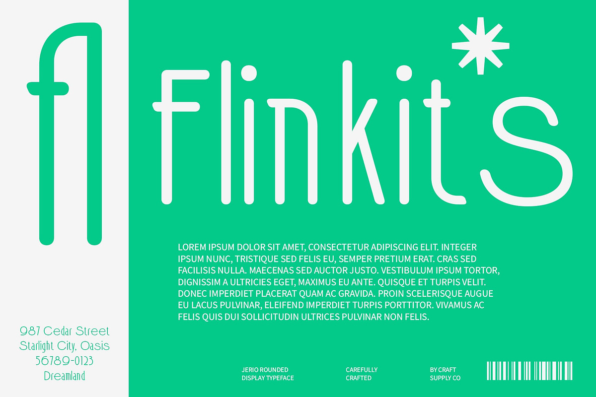 Jerio Rounded, a Sans Serif Font by Craft Supply Co. (Photo 4 of 8)