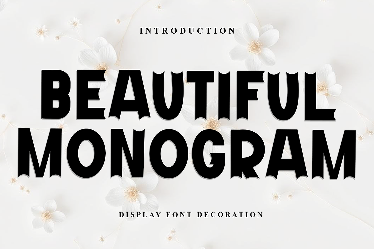 Beautiful Monogram, a Script Font by InermediaSTUDIO (Photo 1 of 8)