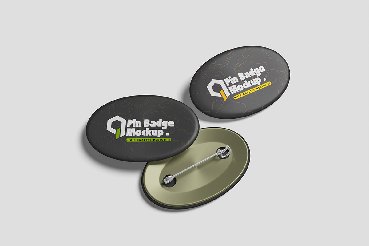 Versatile Pin Badge Mockup, an Advertising Mockup by bimockup (Photo 4 of 6)