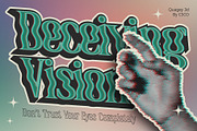 Quagey 3D, a Sans Serif Font by Craft Supply Co. (Thumbnail 6 of 8)