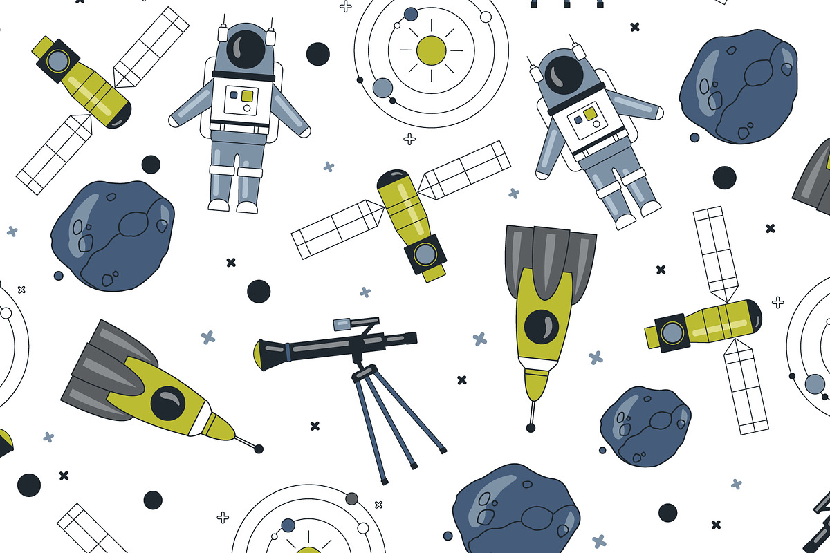 Line space icon set and pattern, an Outline Icon by narinadraban (Photo 5 of 6)