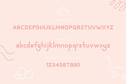 Hello Dino | Friendly font, a Sans Serif Font by JuliaVolkova (Thumbnail 5 of 10)
