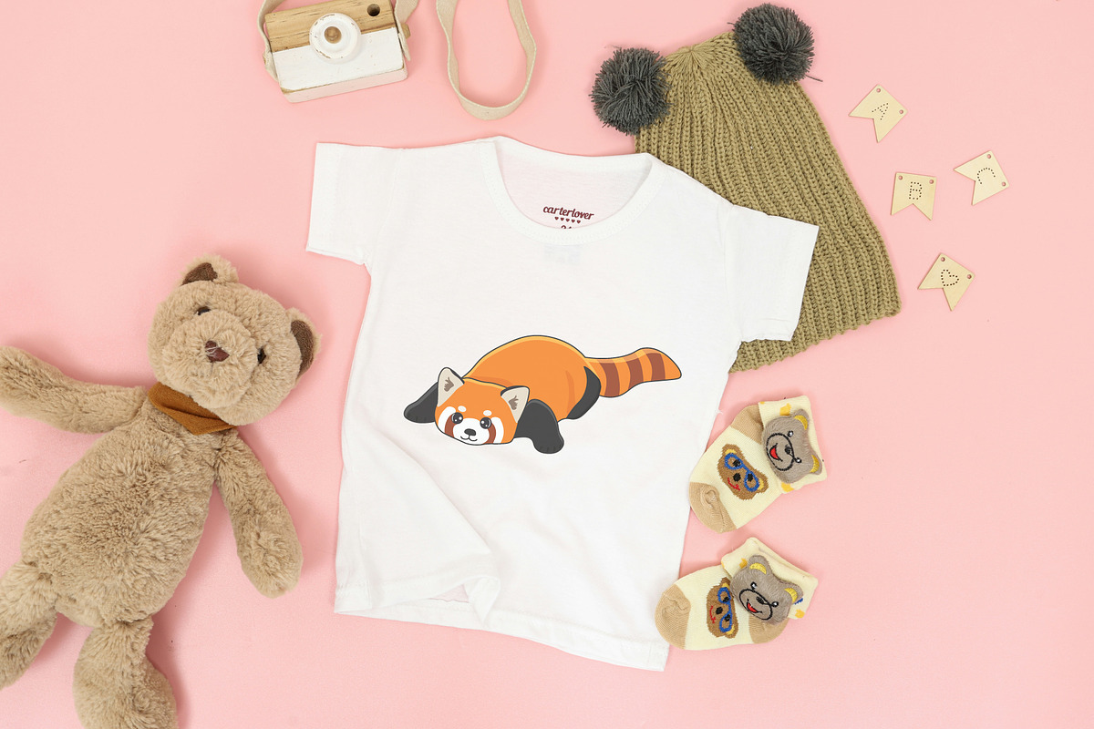 Red Panda Clipart, an Animal Illustration by linakilljoy (Photo 3 of 3)