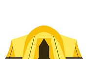 Hiking and Camping Tents Vector Set, an Illustration by Alex Krugli (Thumbnail 5 of 13)