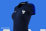 Women's Soccer Kit Mockup - Angle, an Apparel Mockup by thedesignshark (Thumbnail 9 of 12)