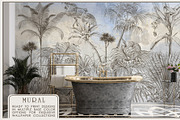 Tropical mural, a Wallpaper Graphic by Natalia0307 (Thumbnail 10 of 15)