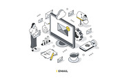 Isometric Lines Illustrations Set, a Person Illustration by Rassko (Thumbnail 9 of 12)