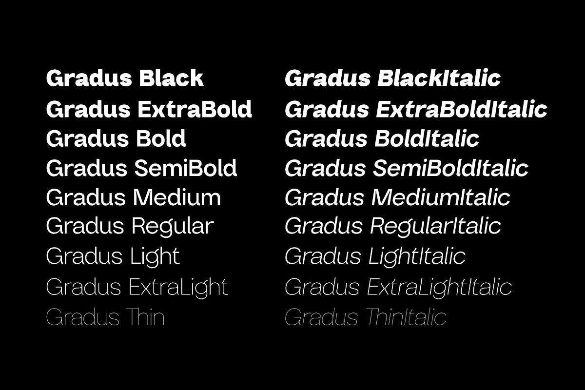 Gradus Grotesk Font Family, a Sans Serif Font by Brenners (Photo 3 of 19)