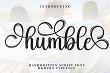 Humble | Script Font