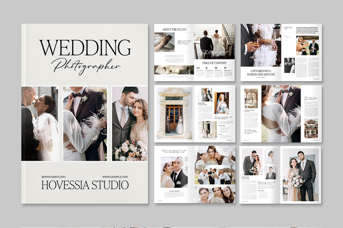 Wedding Photographer Brochure, a Brochure Template by BrandPacks (Photo 5 of 5)