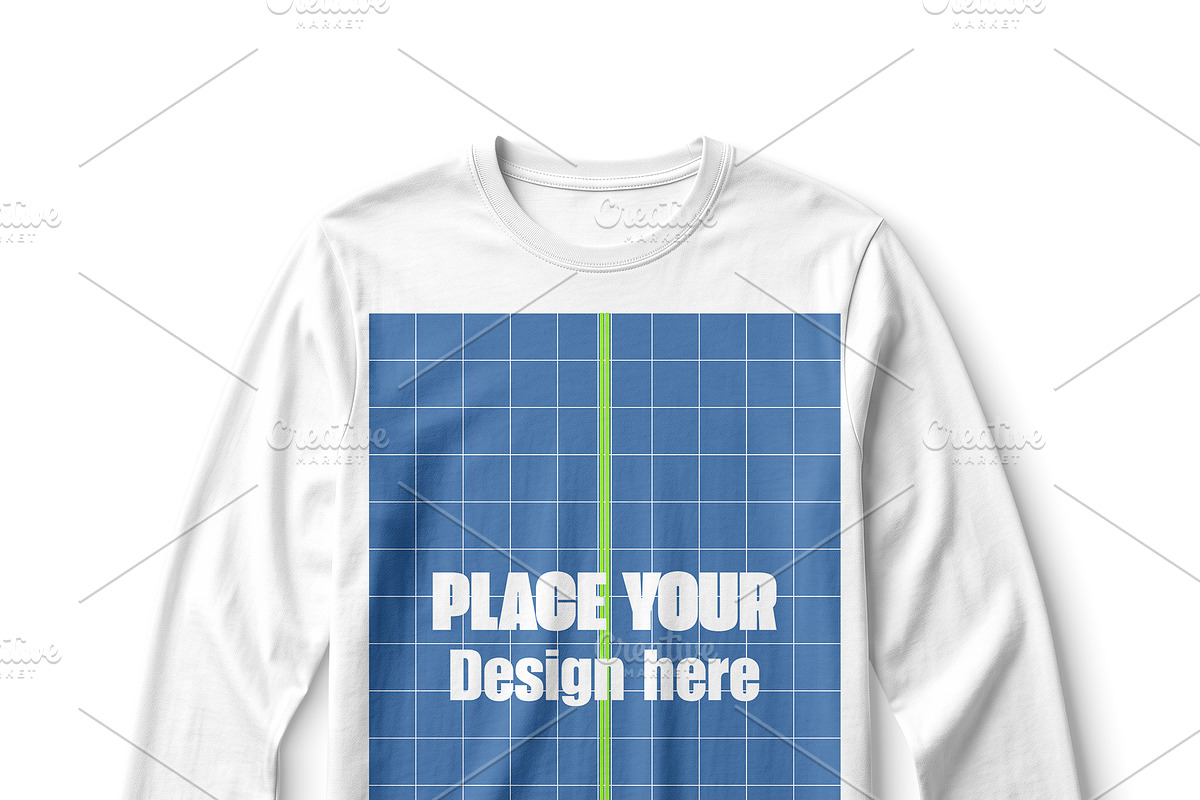 Long Sleeve Tee Mockup, a Shirt Mockup by Pixel Foundry (Photo 3 of 3)