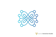 Abstract Network Connections Logo, a Branding & Logo Template by Vectorium Studio (Thumbnail 4 of 16)