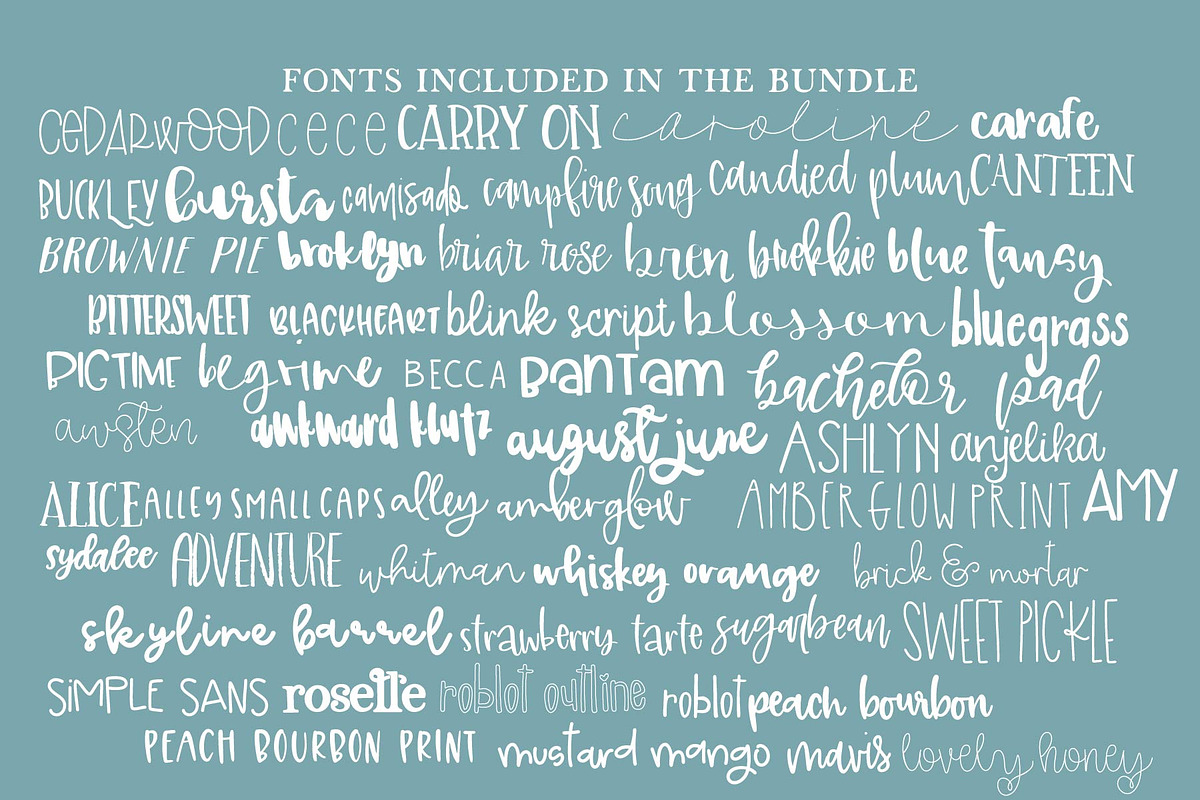 buy the store bundle, a Font by OnTheSpotStudio (Photo 7 of 7)