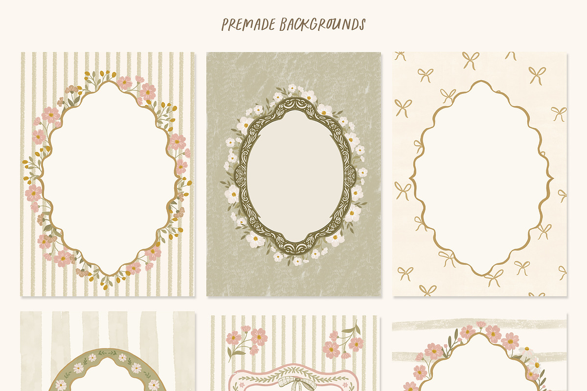 Natural Frames, Backgrounds, Pattern, a Pattern Graphic by Cozy pattern shop (Photo 10 of 12)