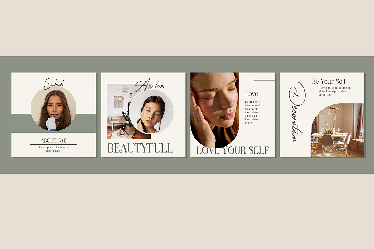 AUNTM INSTAGRAM TEMPLATE, a Social Media Template by Compaq_Creative (Photo 2 of 14)