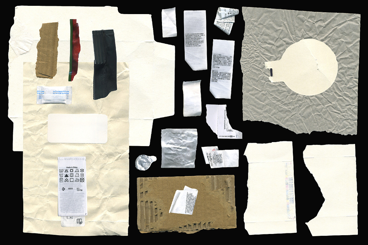 Paper Collage and Scribbles Elements, a Graphic by LarysaZabrotskaya (Photo 19 of 24)