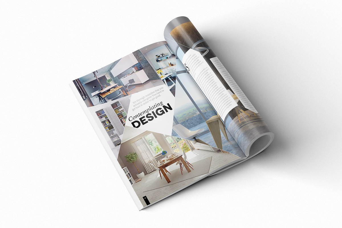 Magazine Template InDesign 11, a Magazine Template by Love Graphic Design (Photo 2 of 20)