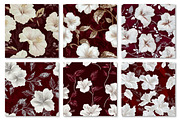 White Hibiscus Digital Paper, a Texture Graphic by Dream Creation (Thumbnail 2 of 7)
