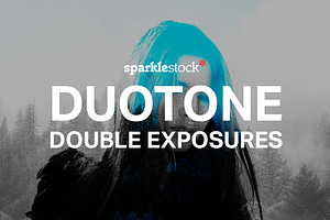 Duotone Double Exposures