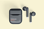 Earphone Mockup, a Wearable Device Mockup by tiyasprabawa (Thumbnail 4 of 5)
