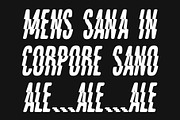 Blonden Rippled, a Sans Serif Font by Craft Supply Co. (Thumbnail 5 of 8)