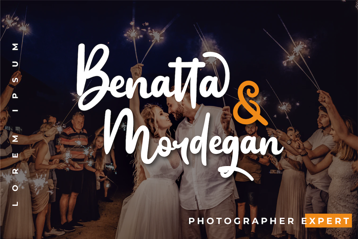 Gerdingan, a Script Font by twinstd (Photo 7 of 11)