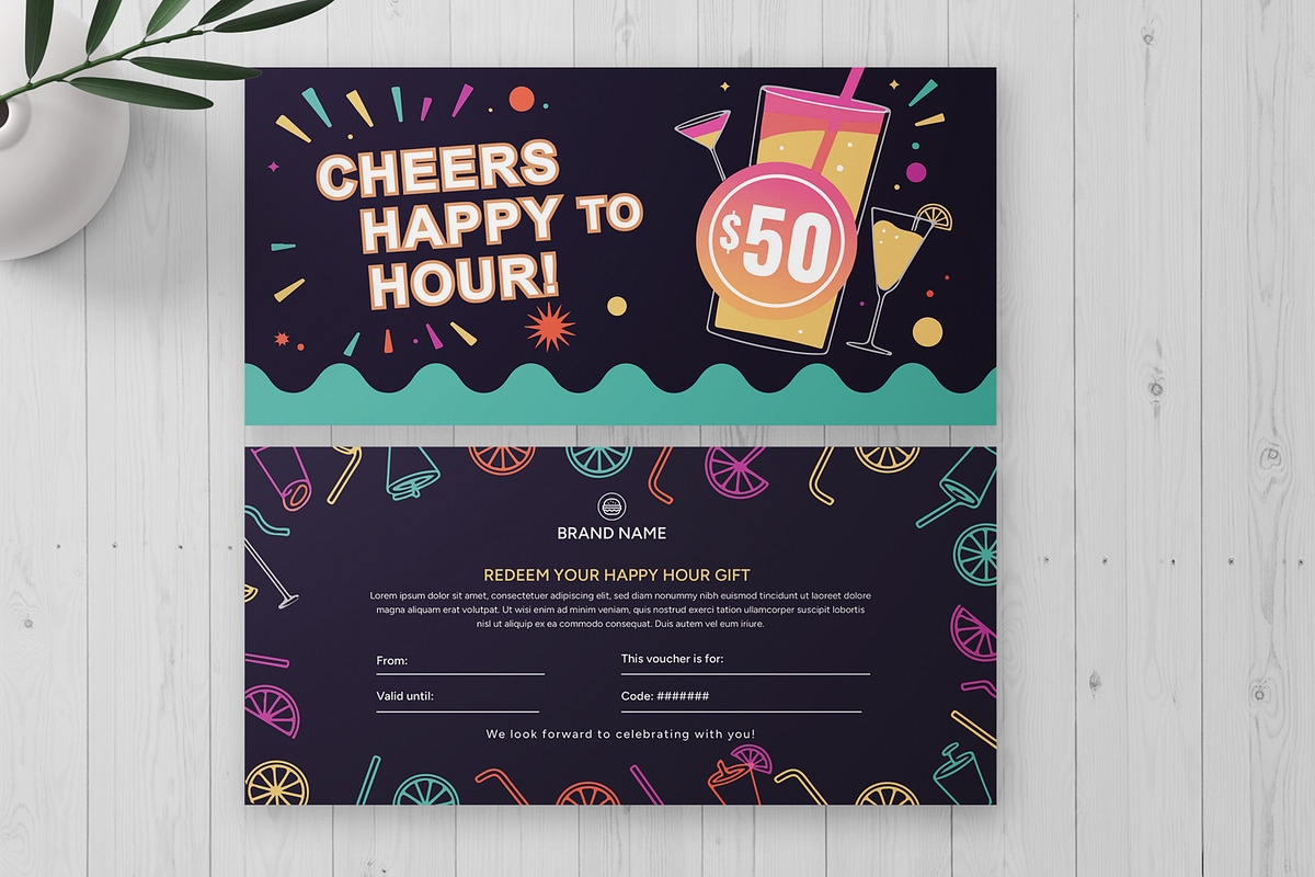 Happy Hour Gift Voucher preview 2