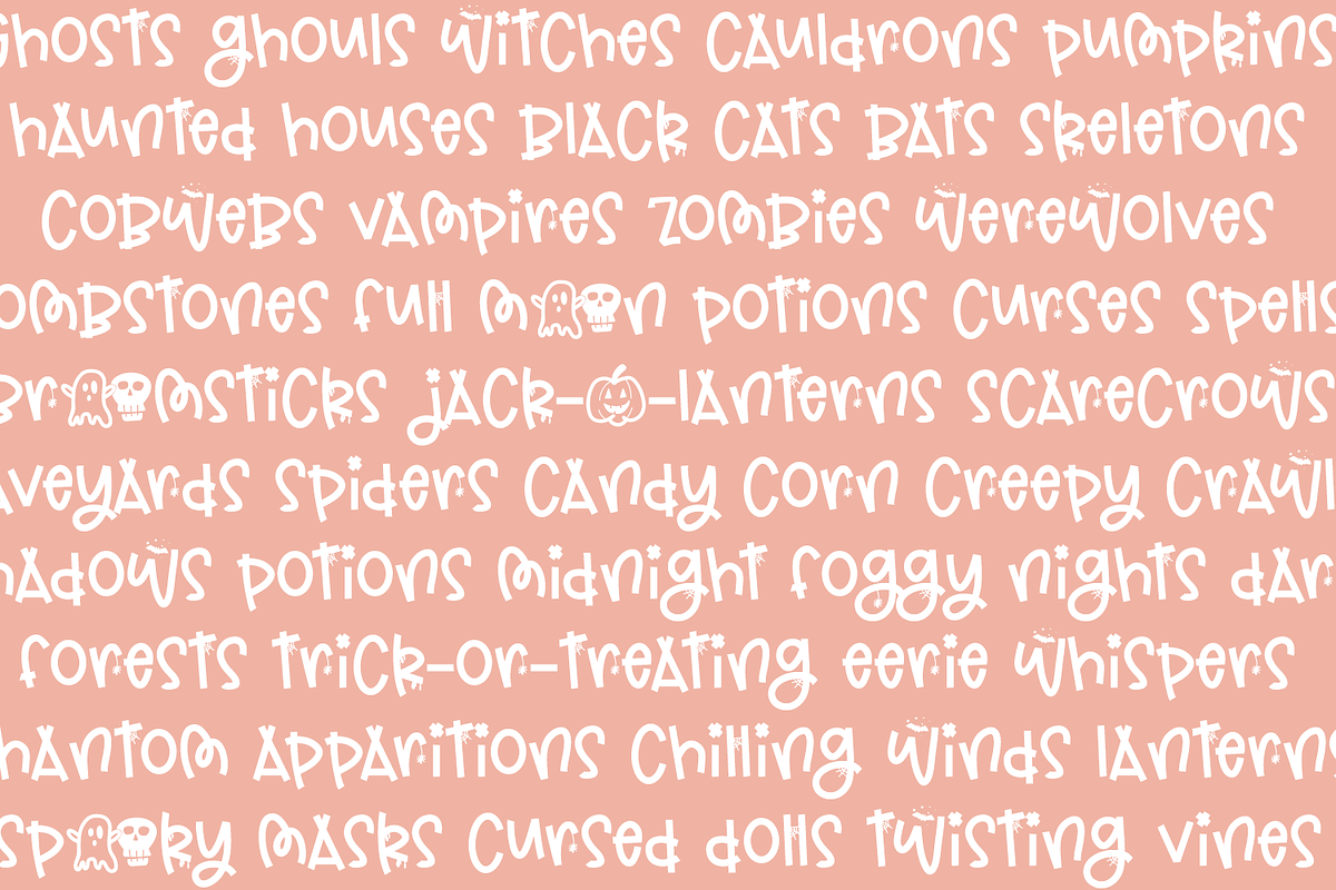 Spooky Szn - A Fun Halloween Font, a Handwritten Font by Beck McCormick (Photo 7 of 10)