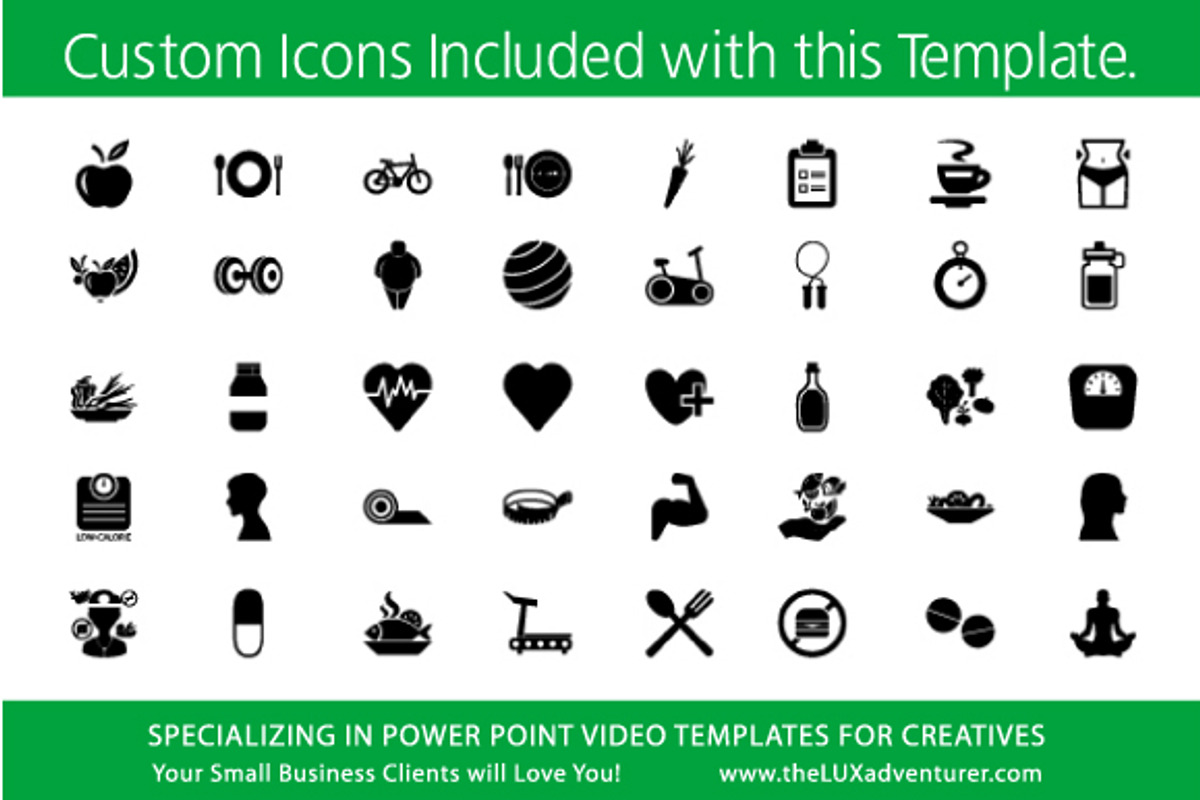 Nutritionist Health Video Template, a Presentation Template by Kathy Green Design (Photo 4 of 6)