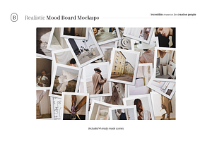 Realistic Mood Board Mockups Vol.2