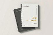 Spiral Notebook Mockup, a Books & Magazine Mockup by DesignRushMarket (Thumbnail 1 of 2)