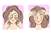 Beauty illustration Facial fitness, a Graphic by Melniklenart (Thumbnail 3 of 3)