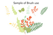 Lovely Floral Doodles, a Brush Add-On by Sense Library (Thumbnail 3 of 30)