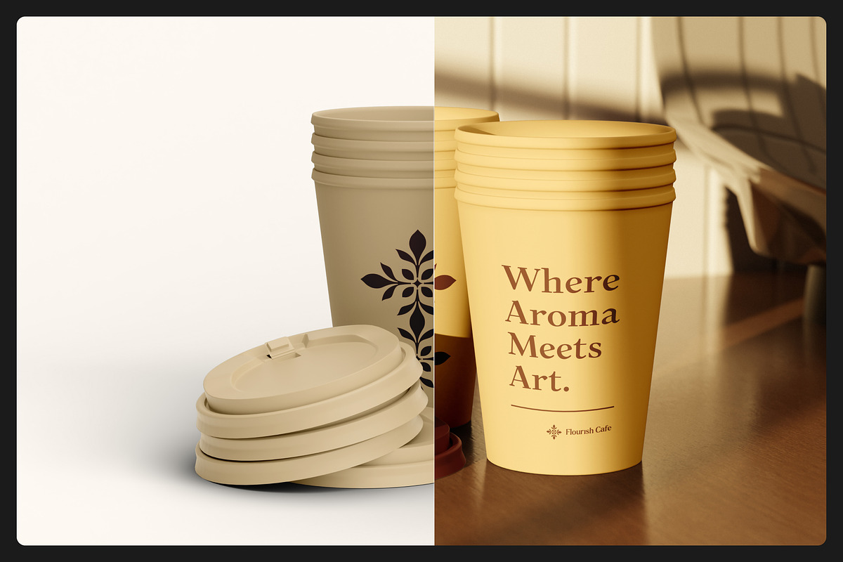 Cafe Set - Branding Mockup, a Packaging Mockup by Arvalamockup (Photo 12 of 13)