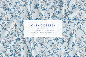 Chinoiseries Vector Seamless Pattern, a Pattern Graphic by Olya Creative