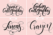 Joyful Procreate Brush Calligraphy, a Brush Add-On by HowJoyful  (Thumbnail 2 of 44)